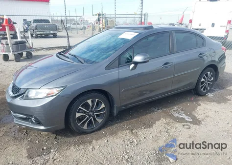 2013 Honda Civic Ex-L из США, поврежденный, VIN 19XFB2F93DE080414